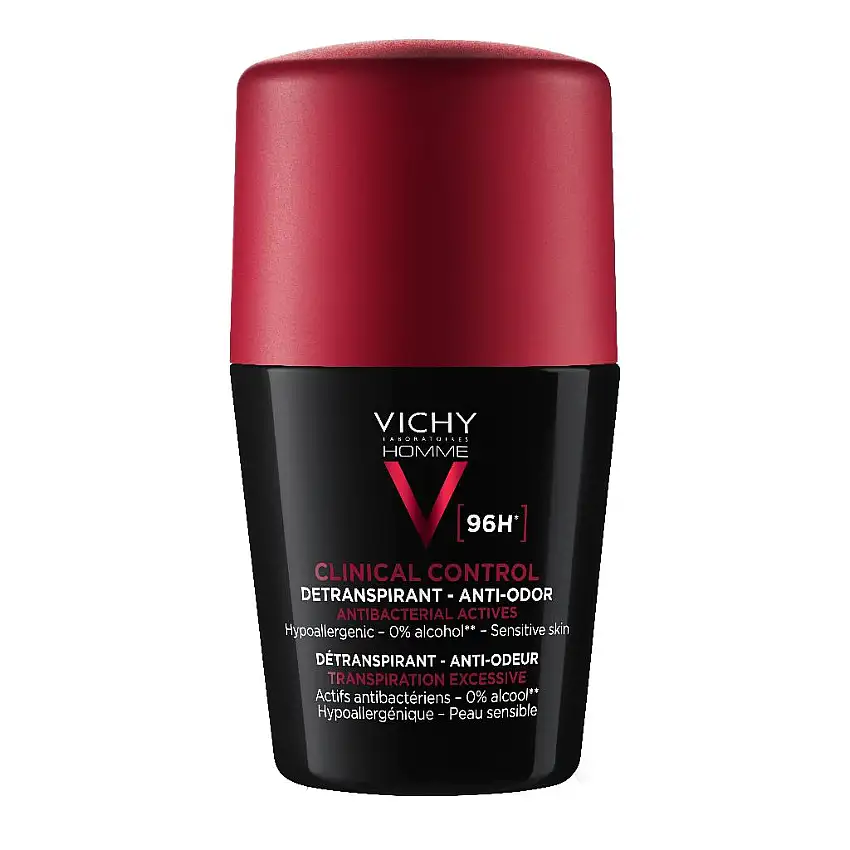 VICHY HOMME DEODORANTE CLINICAL CONTROL 96H ROLL 50 ML