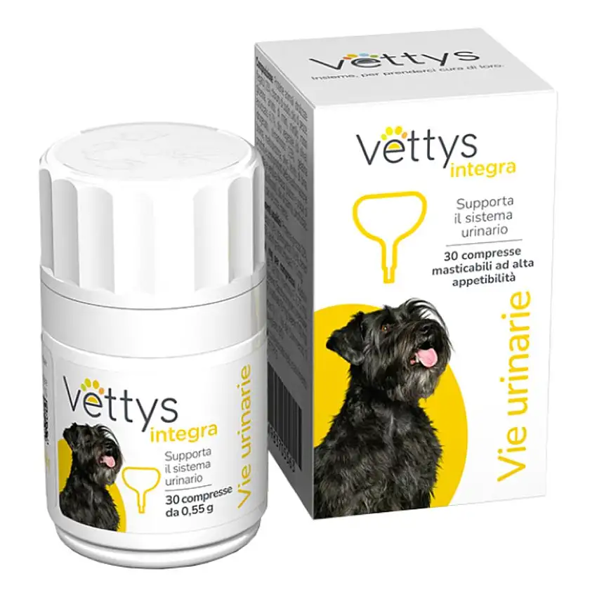 VETTYS INTEGRA VIE URINARIE CANE 30 COMPRESSE MASTICABILI