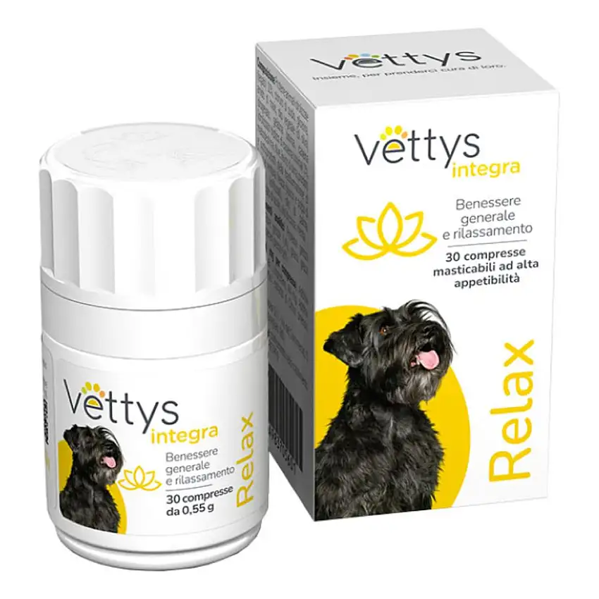 VETTYS INTEGRA RELAX CANE 30 COMPRESSE MASTICABILI