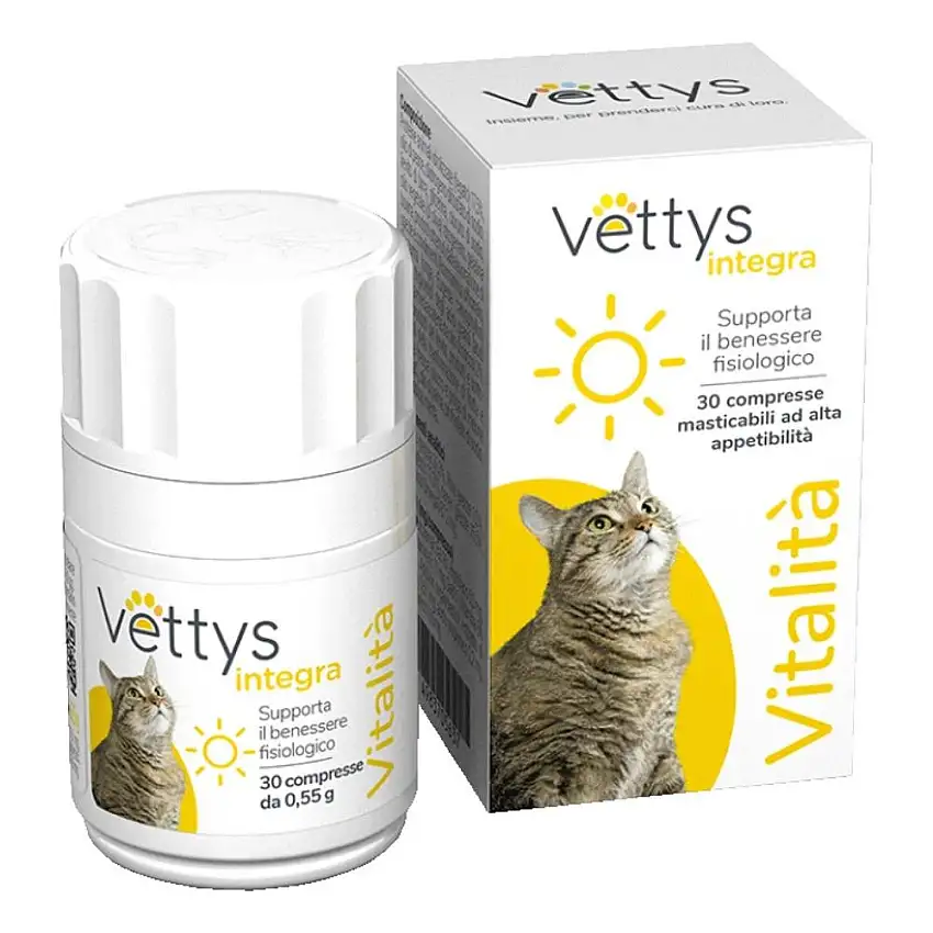 VETTYS INTEGRA VITALITA' GATTO 30 COMPRESSE MASTICABILI
