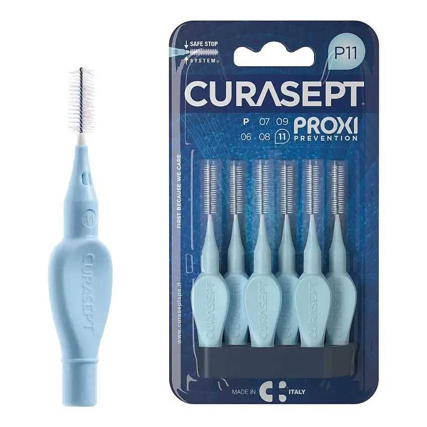 CURASEPT PROXI P11 AZZURRO/LIGHT BLUE 6 PEZZI