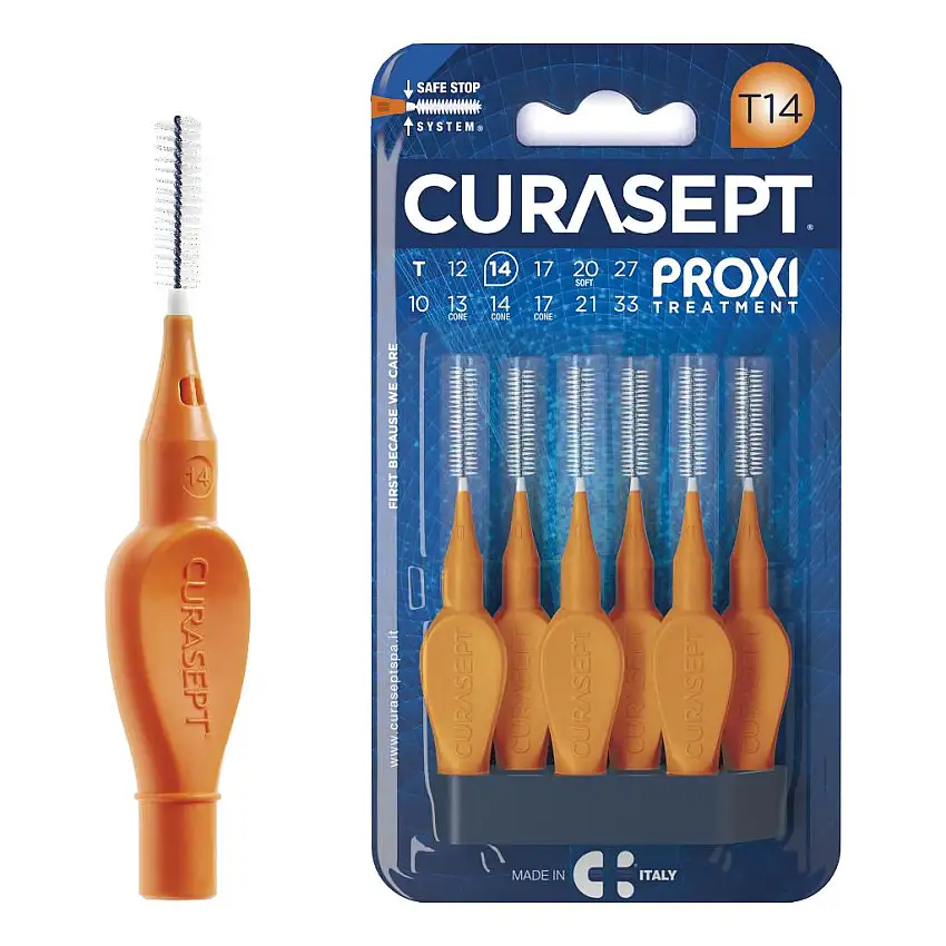 CURASEPT PROXI T14 ARANCIO/ORANGE 6 PEZZI