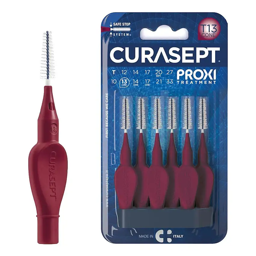 CURASEPT PROXI T13 CONE BORDEAUX 6 PEZZI