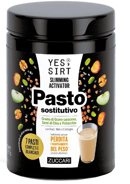 YES SIRT PASTO SOSTITUTIVO GRANO SARACENO-CHIA-PISTACCHIO 7X35,7 G