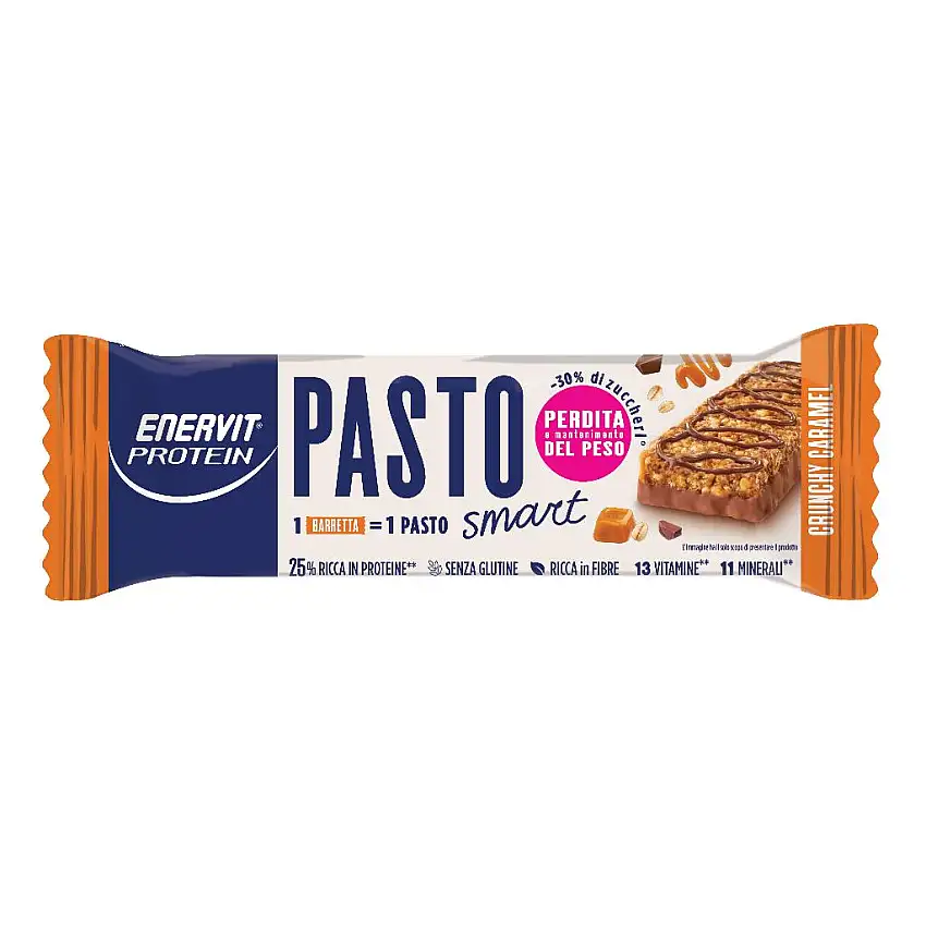 ENERVIT PROTEIN PASTO SOSTITUTIVO CRUNCHY CARAMEL 55 G