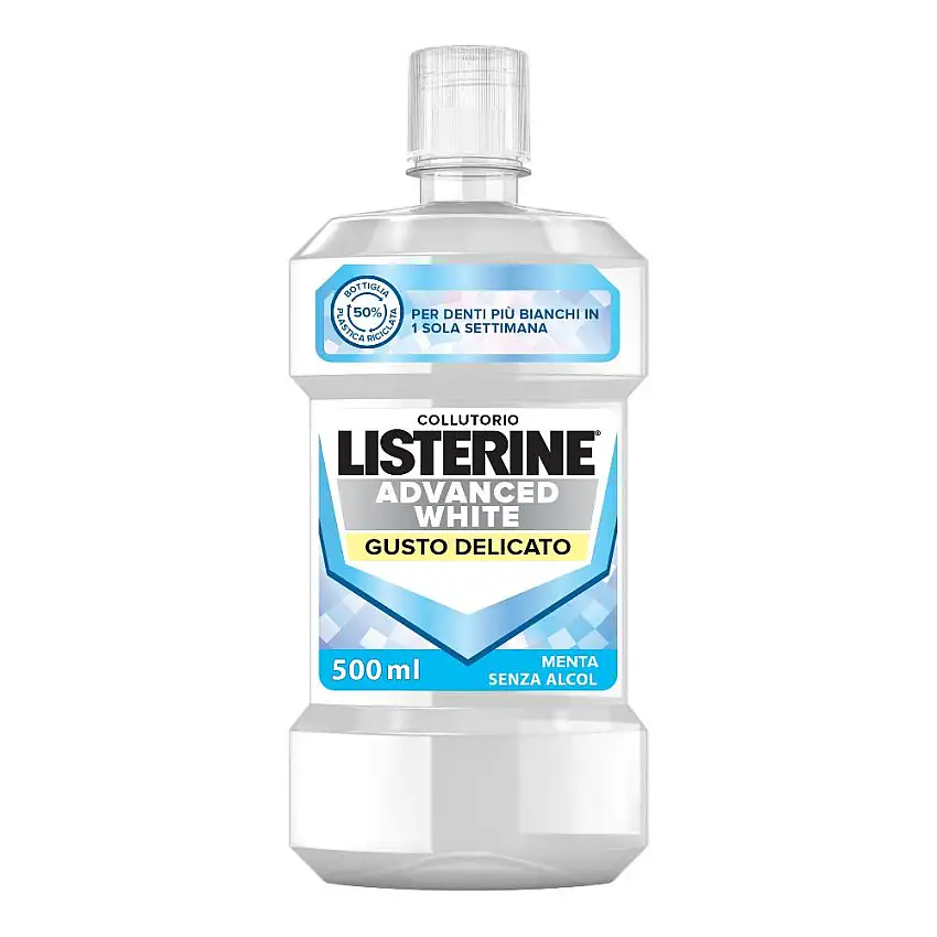 LISTERINE ADVANCED WHITE GUSTO DELICATO 500 ML