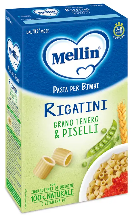 MELLIN RIGATINI CON PISELLI 280 G