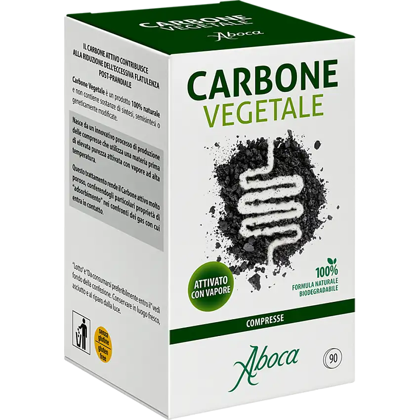 CARBONE VEGETALE 90 COMPRESSE