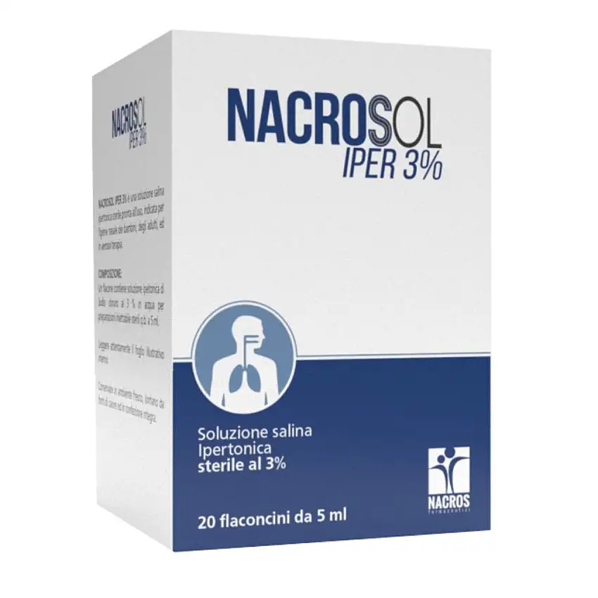 NACROSOL IPER 3% 20 FLACONCINI DA 5 ML