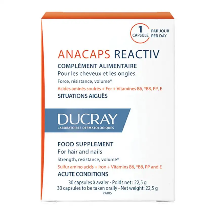 DUCRAY ANACAPS REACTIV CAPELLI SITUAZIONE OCCASIONALE 30 CAPSULE