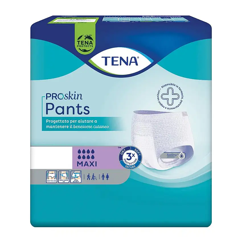 PANNOLONE PER INCONTINENZA TENA PANTS MAXI LARGE 8 PEZZI