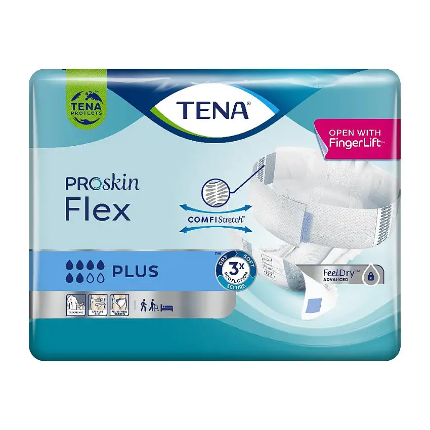 PANNOLONE PER INCONTINENZA TENA FLEX PLUS EXTRALARGE 30 PEZZI