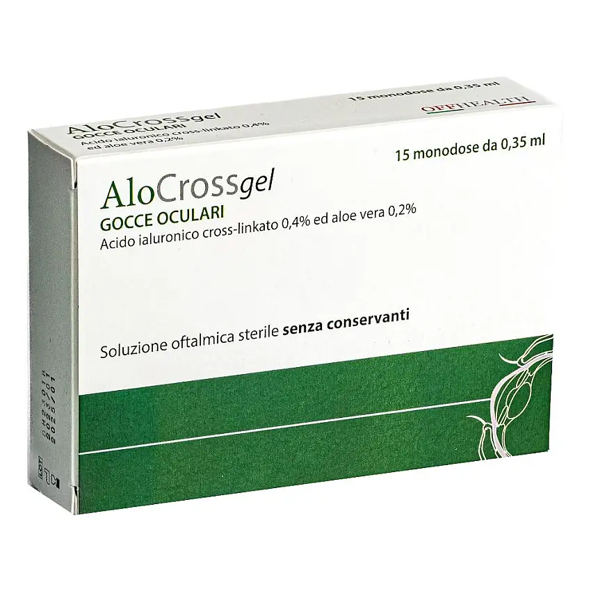 ALOCROSSGEL SOLUZIONE OFTALMICA 15 MONODOSE DA 0,35 ML