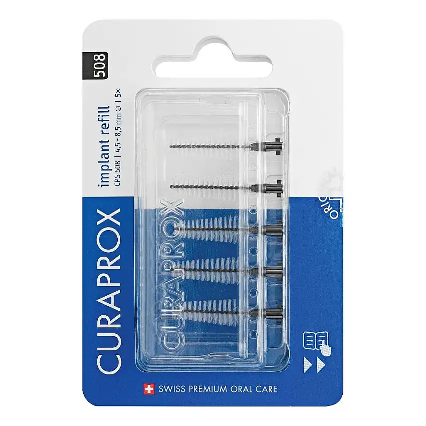 CURAPROX CPS 505 IMPLANT REFILL 5 SCOVOLINI BLACK