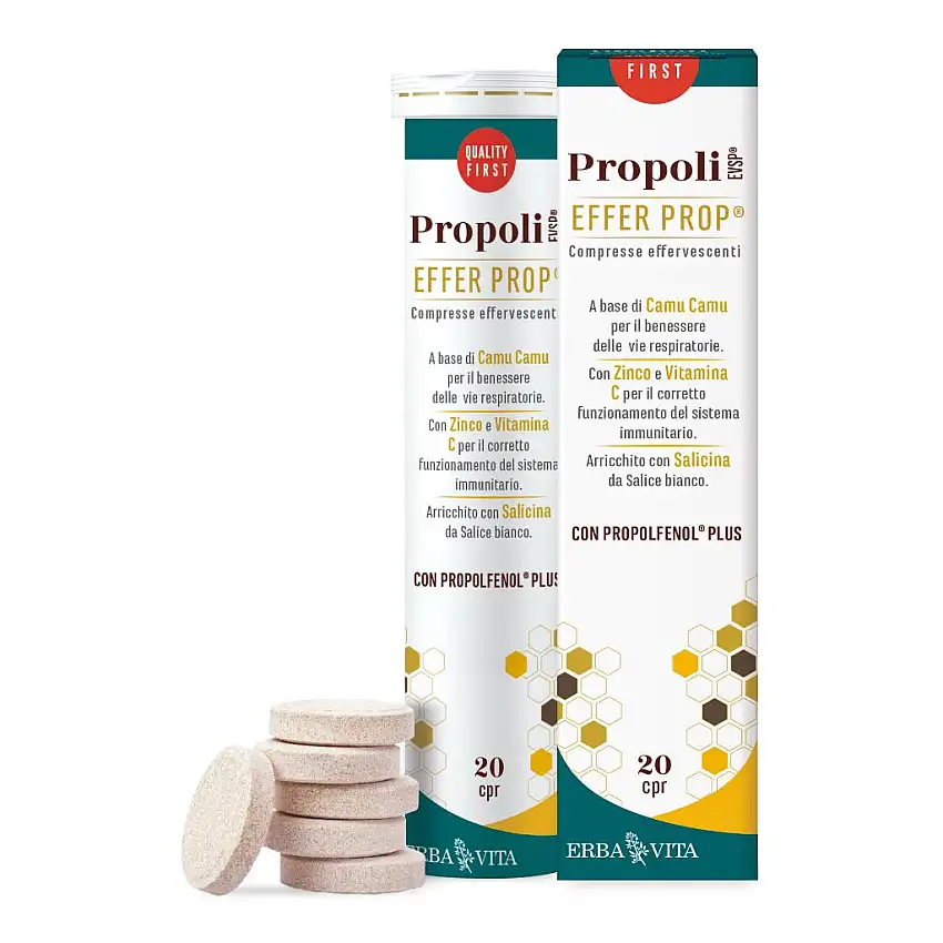PROPOLI EVSP EFFER PROP 20 COMPRESSE EFFERVESCENTI
