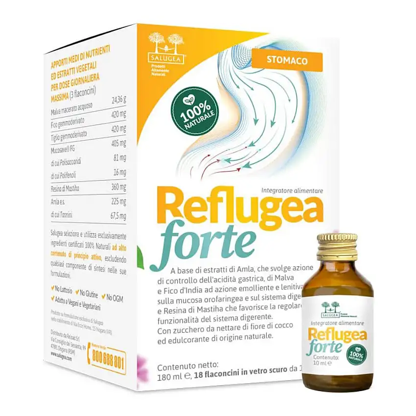 SALUGEA REFLUGEA FORTE 18 FLACONCINI DA 10 ML
