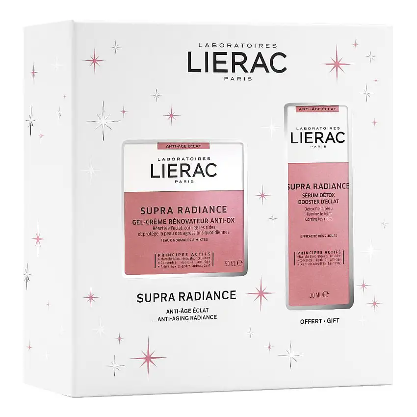 LIERAC COFFRET SUPRA RADIANCE CREAM GEL 50 ML + SIERO 30 ML OFFERED