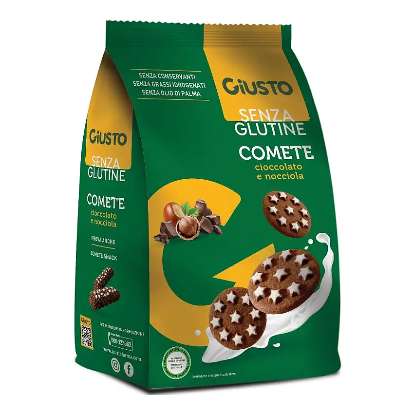 GIUSTO SENZA GLUTINE COMETE BISCOTTI 200 G