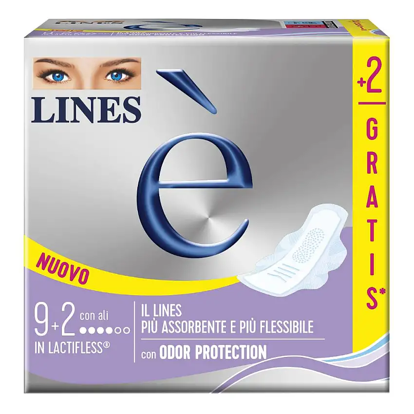 LINES E' ALI CARRY PACK 9 + 2 PEZZI