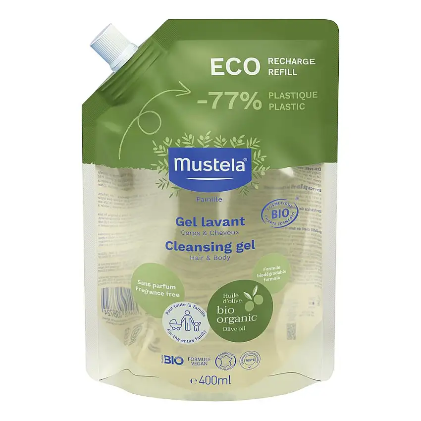 MUSTELA ECO-REFILL GEL DETERGENTE BIO 400 ML