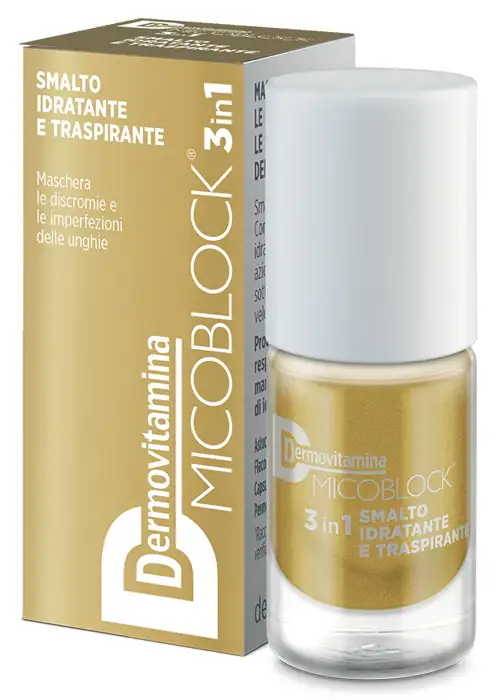 DERMOVITAMINA MICOBLOCK 3IN1 SMALTO IDRATANTE TRASPIRANTE ORO 5 ML