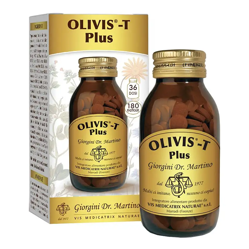 OLIVIS-T PLUS PASTIGLIE 500MG 90 G