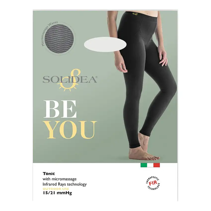 BE YOU TONIC LEGGINGS MASSAGGIANTE COPRENTE NERO S