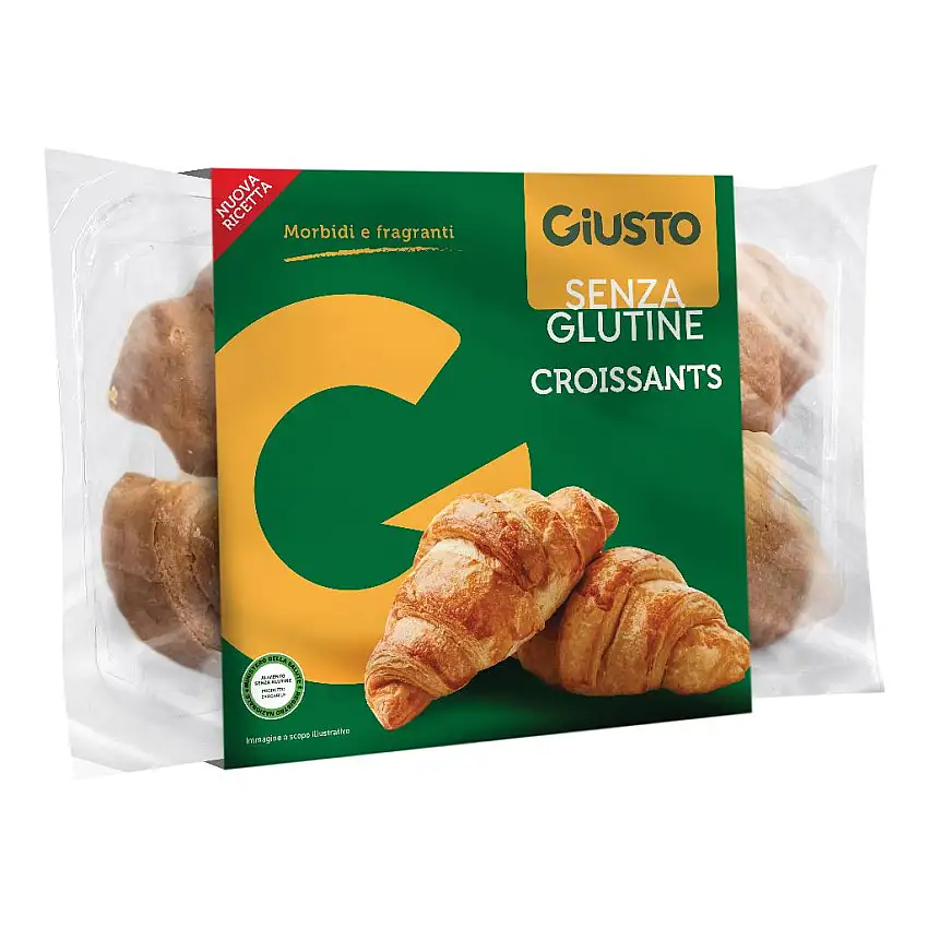 GIUSTO SENZA GLUTINE CROISSANT 4 PEZZI DA 80 G