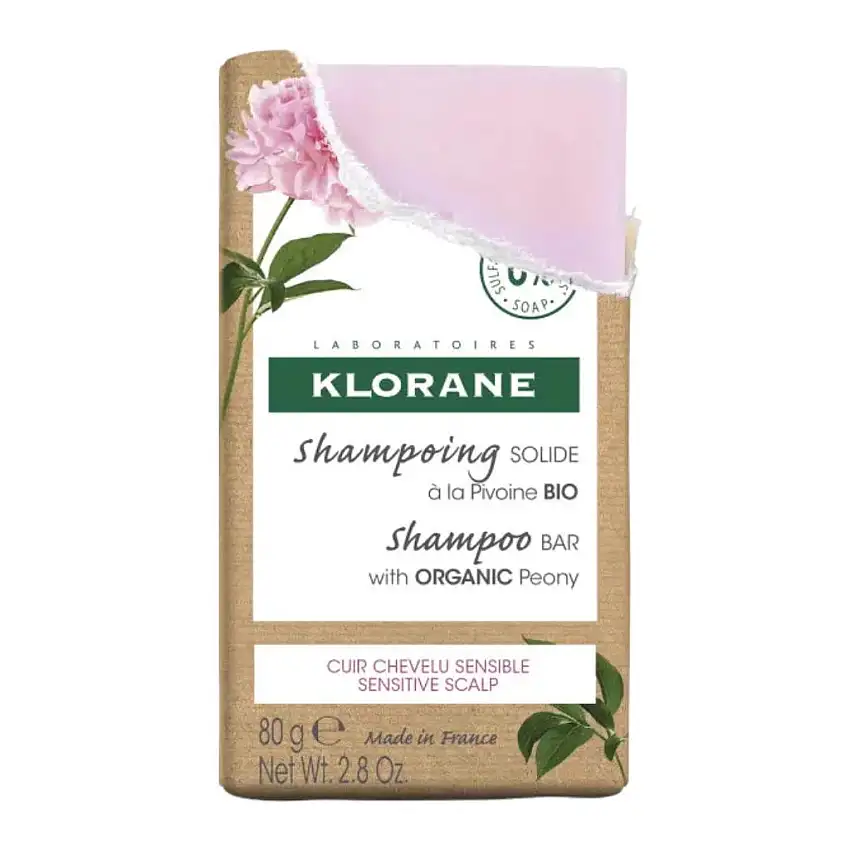 KLORANE SHAMPOO SOLIDO PEONIA BIO 80 G
