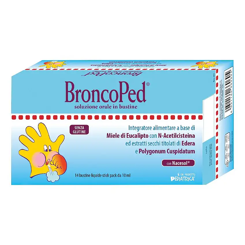 BRONCOPED SOLUZIONE ORALE 14 BUSTINE STICK PACK DA 10 ML