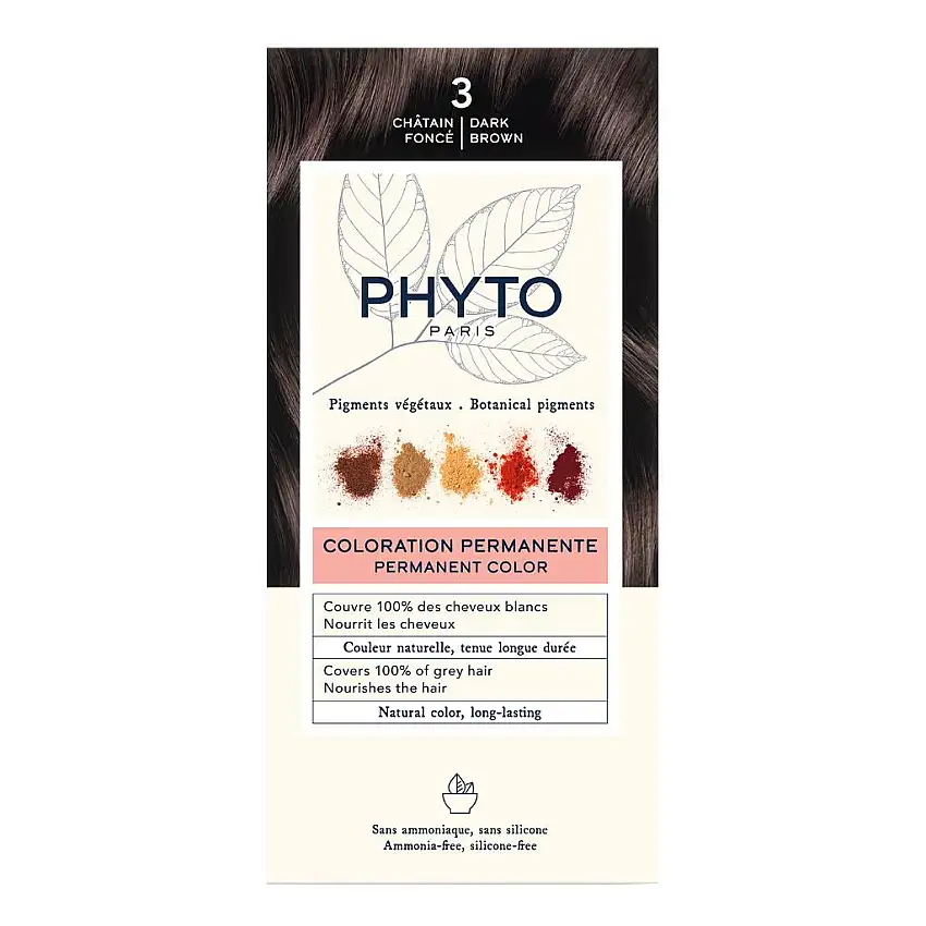 COLOR KIT 3 CASTANO SCURO LATTE RIVELATORE 50 ML + CREMA COLORANTE 50 ML + MASCHERA PROTETTIVA COLORE 12 ML + GUANTI