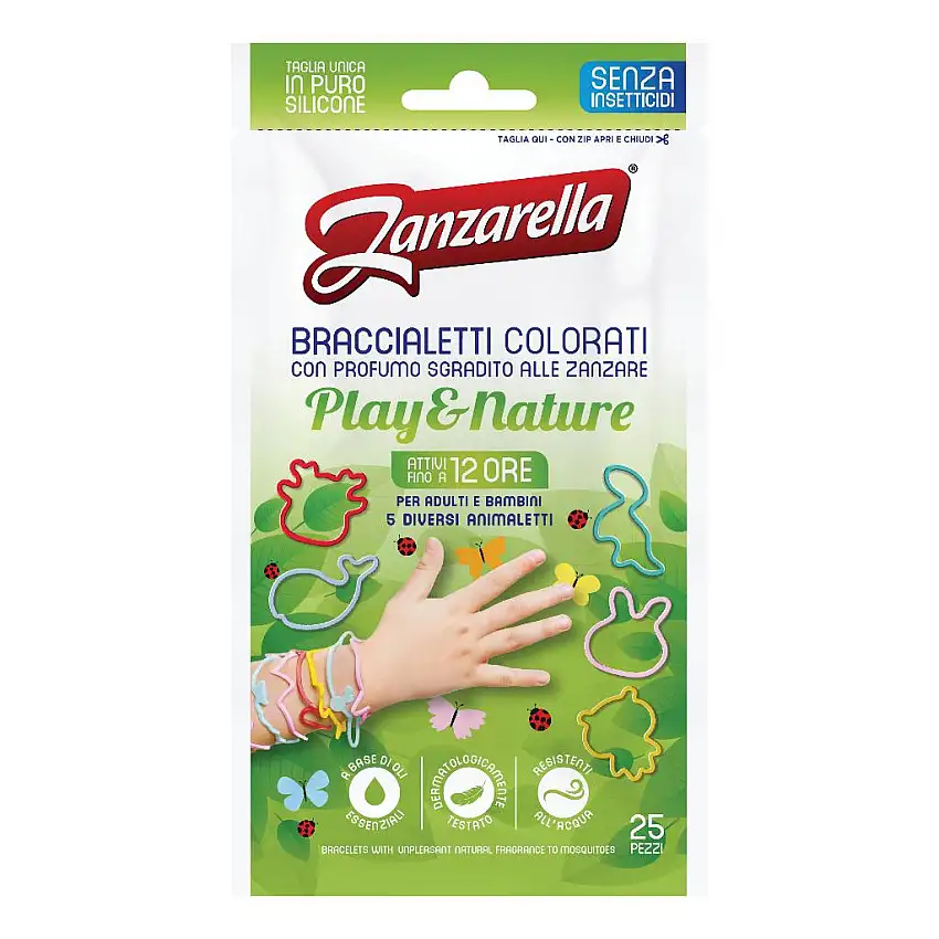 ZANZARELLA BRACCIALETTI PALY&NATURE 25 PEZZI