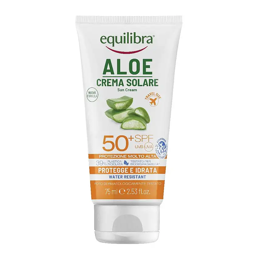 ALOE CREMA SOLARE SPF50+ MINITAGLIA 100 G