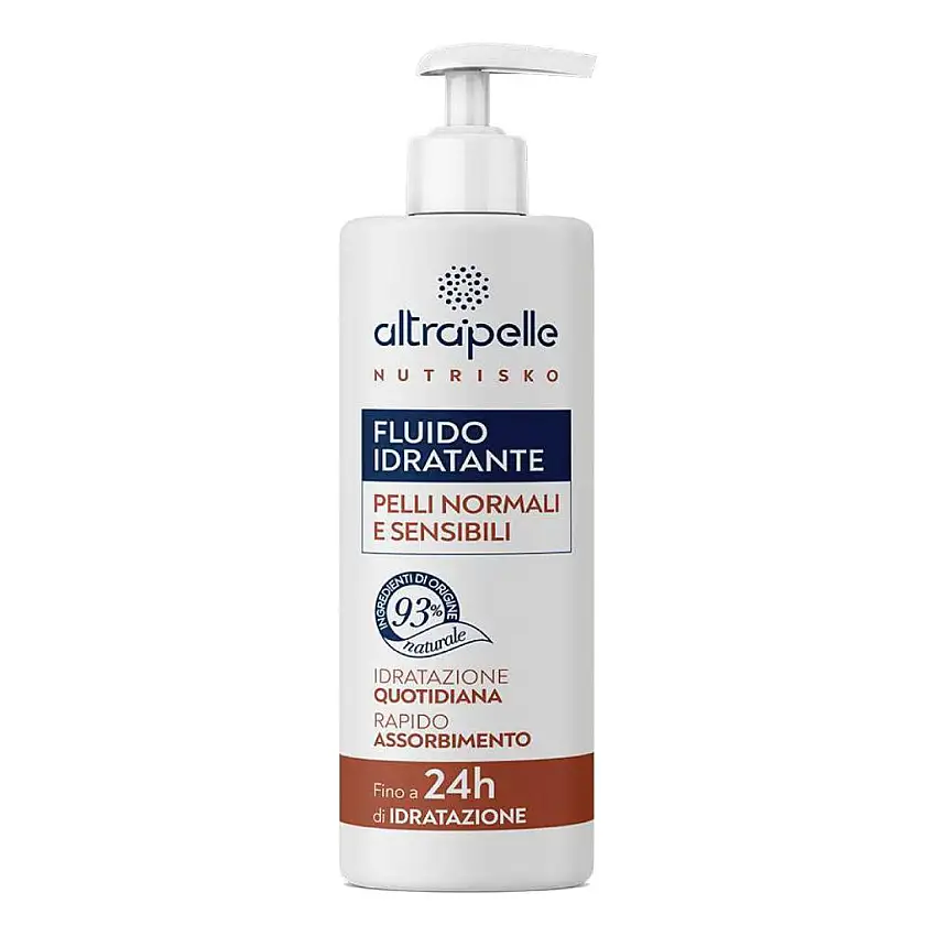 ALTRAPELLE NUTRISKO FLUIDO IDRATANTE PELLI NORMALI SENSIBILI 400 ML