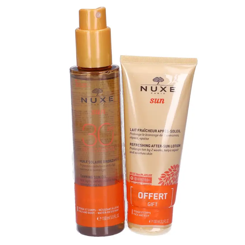 Olio Solare Abbronzante SPF 30 + Crema Doposole 100 ml in Regalo