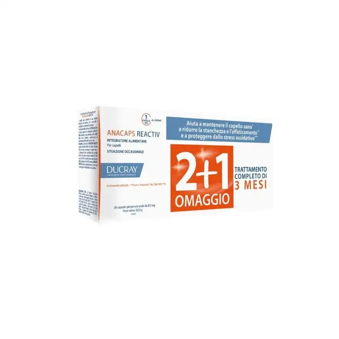 Anacaps Reactiv Trio Ducray 3x30 Capsule