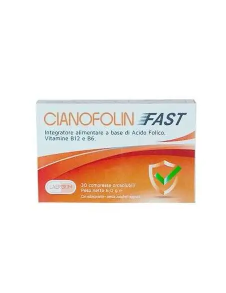 CIANOFOLIN FAST 30CPR OROSOLUB