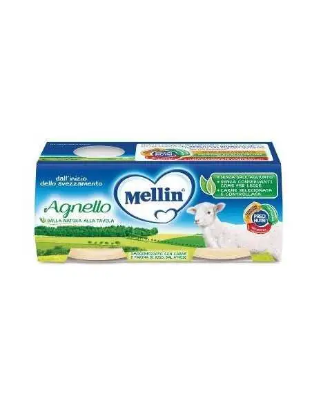 MELLIN OMOG AGNELLO 2X80G