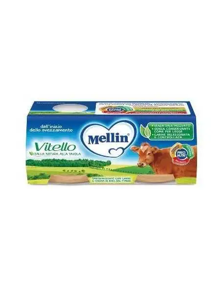 MELLIN OMOG VITELLO 2X80G