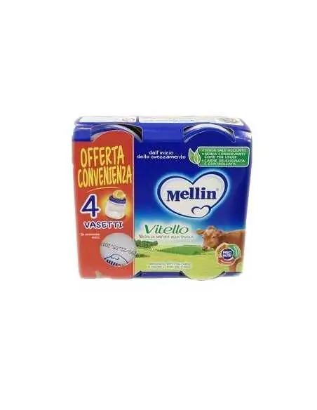 MELLIN OMOG VITELLO 4X80G