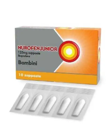 NUROFENJUNIOR 10SUPP 125MG